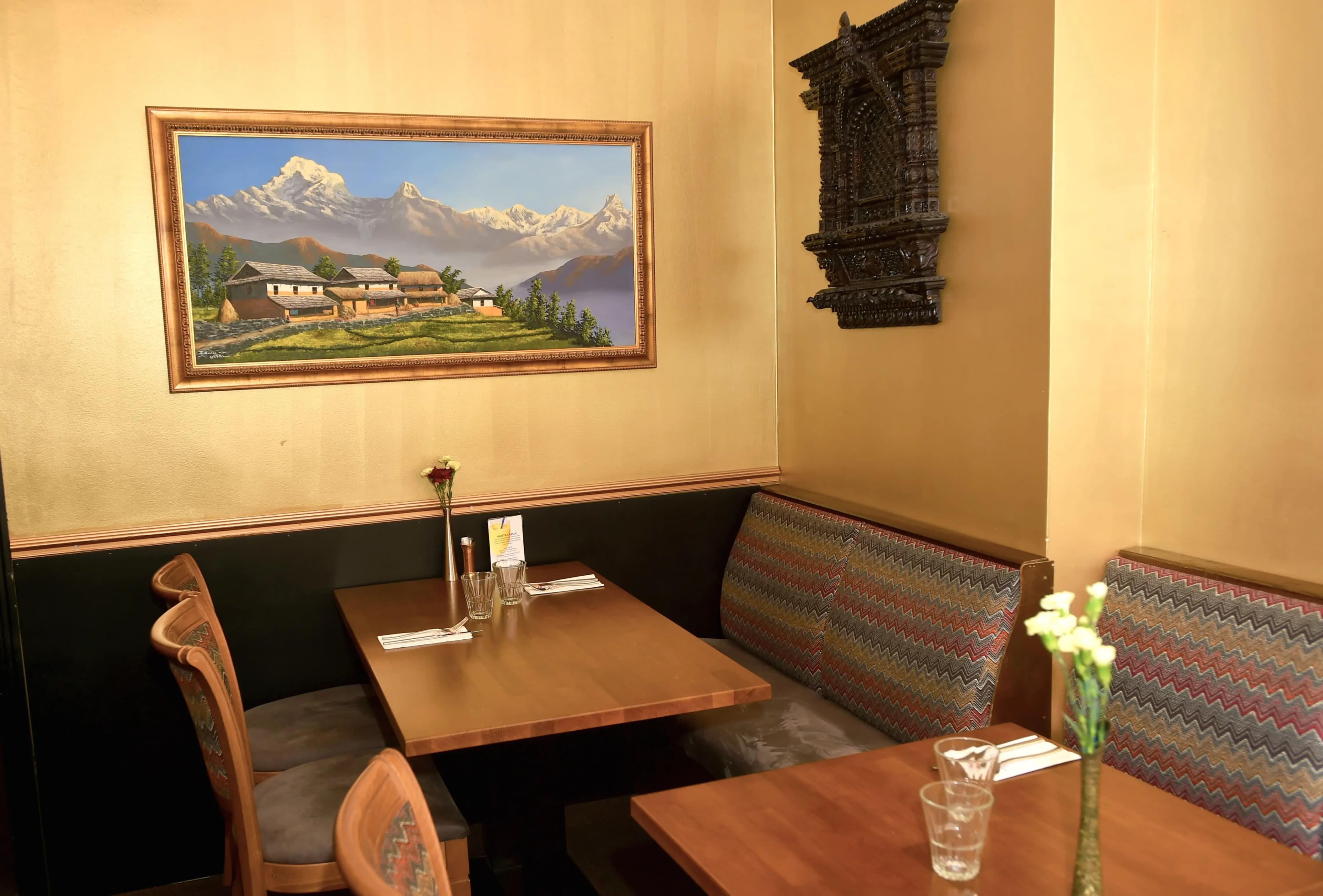 Tandoori cooking at Everest Ravintola charcoal kitchen