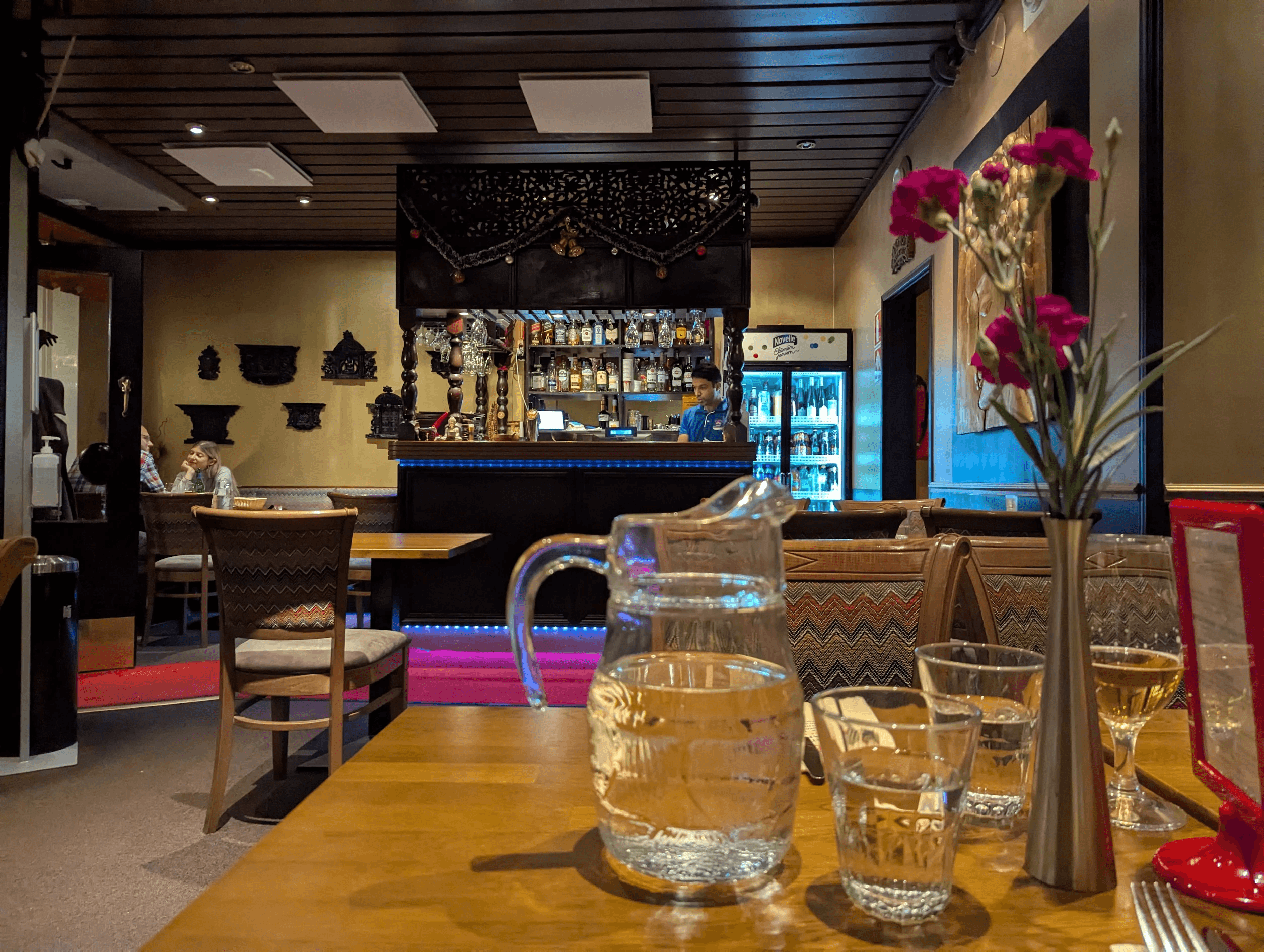 Traditional Nepali curry dish at Everest Ravintola