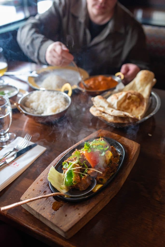 Tandoori specialties fresh from the charcoal oven at Everest Ravintola