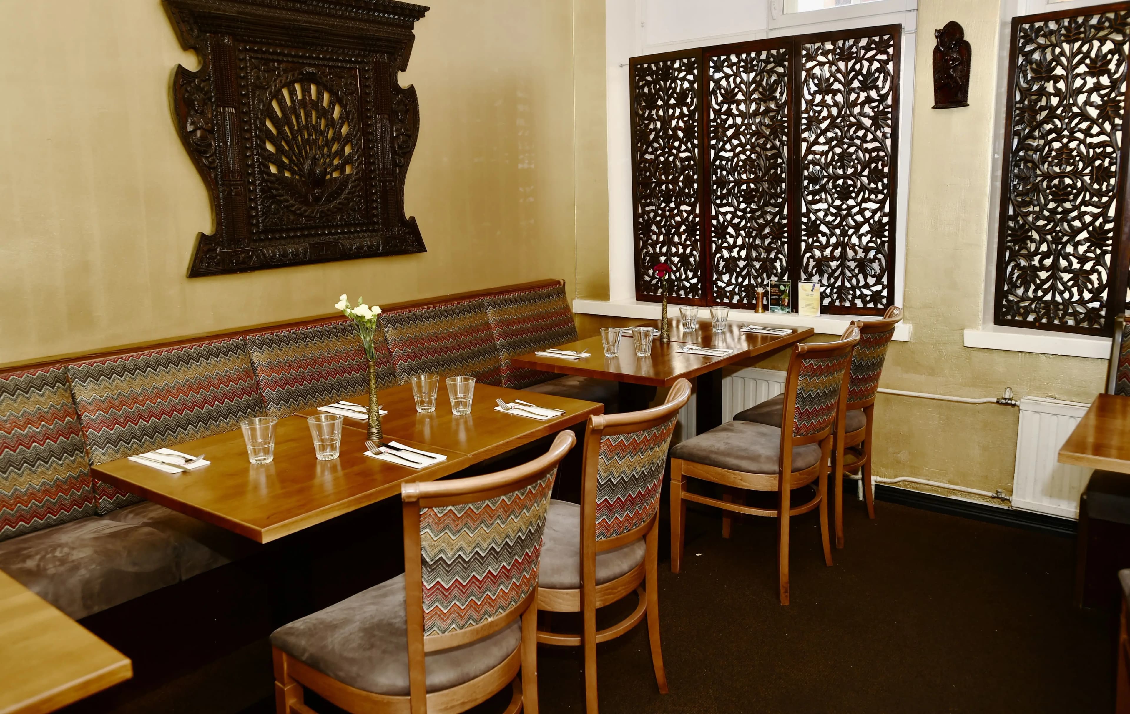 Tandoori specialties fresh from the charcoal oven at Everest Ravintola