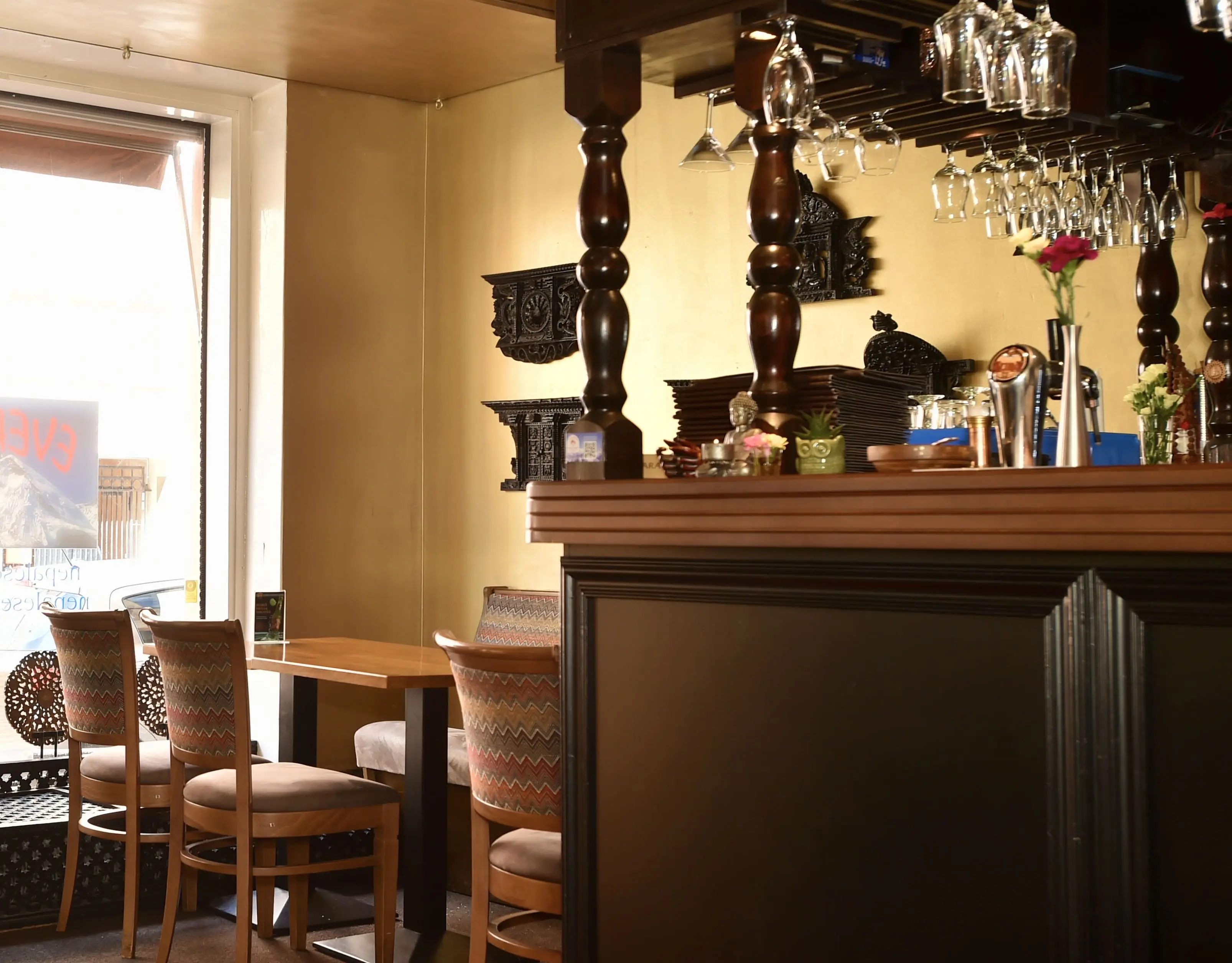 Everest Ravintola table setting and ambience, Katajanokka
